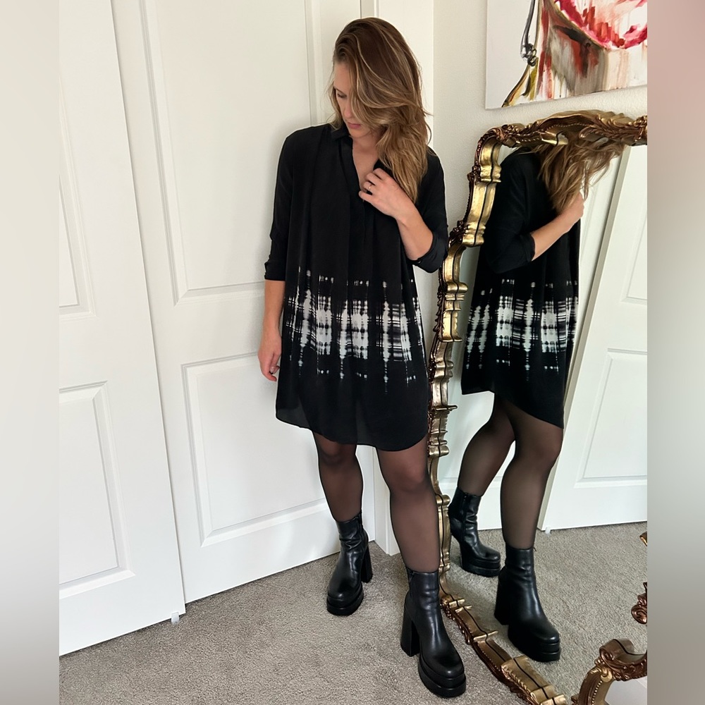All Saints tunic silk blouse